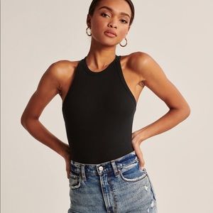 Abercrombie Ribbed Scuba Bodysuit